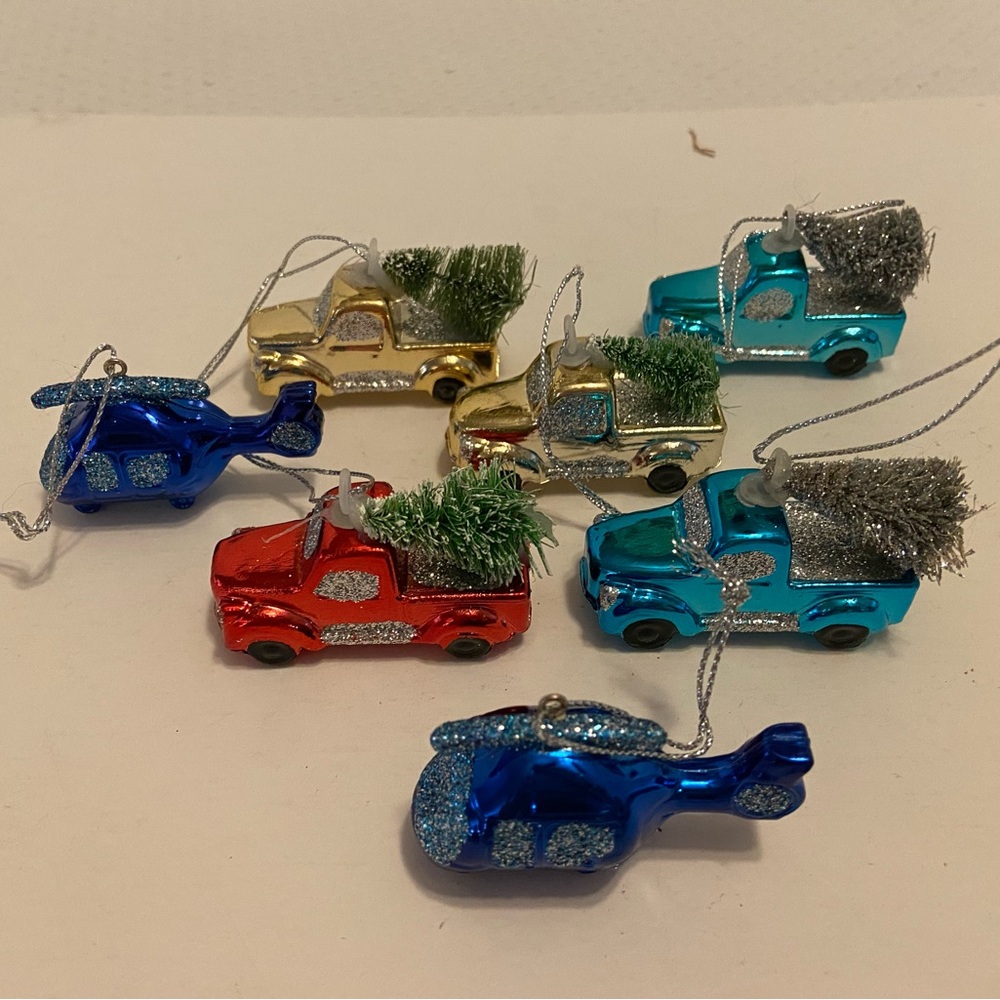 Colorful Christmas Vehicle Ornaments (7)